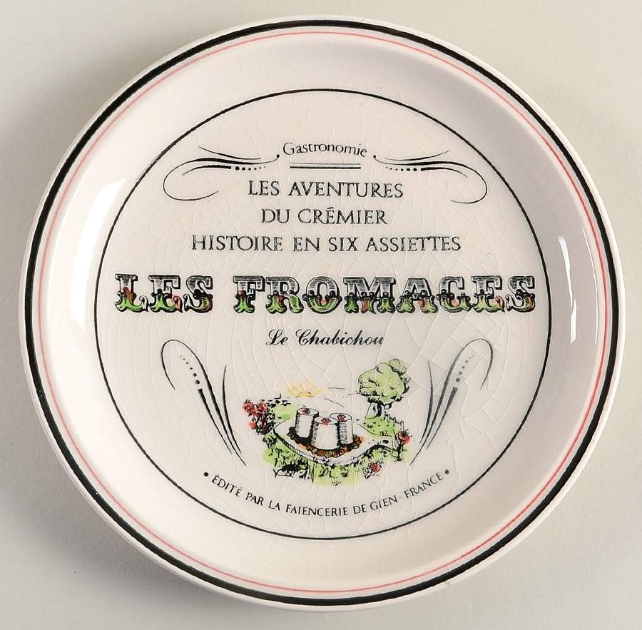 Le Cremier Salad Plate by Faiencerie De Gien-1