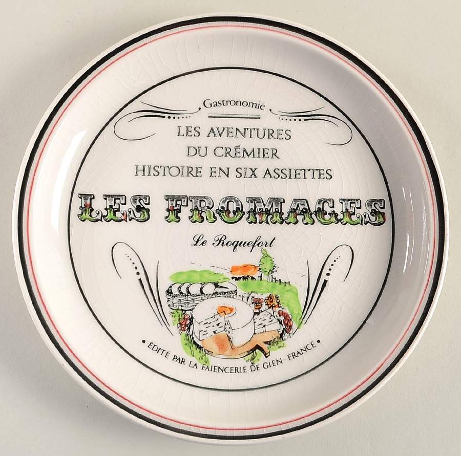 Le Cremier Salad Plate by Faiencerie De Gien-1