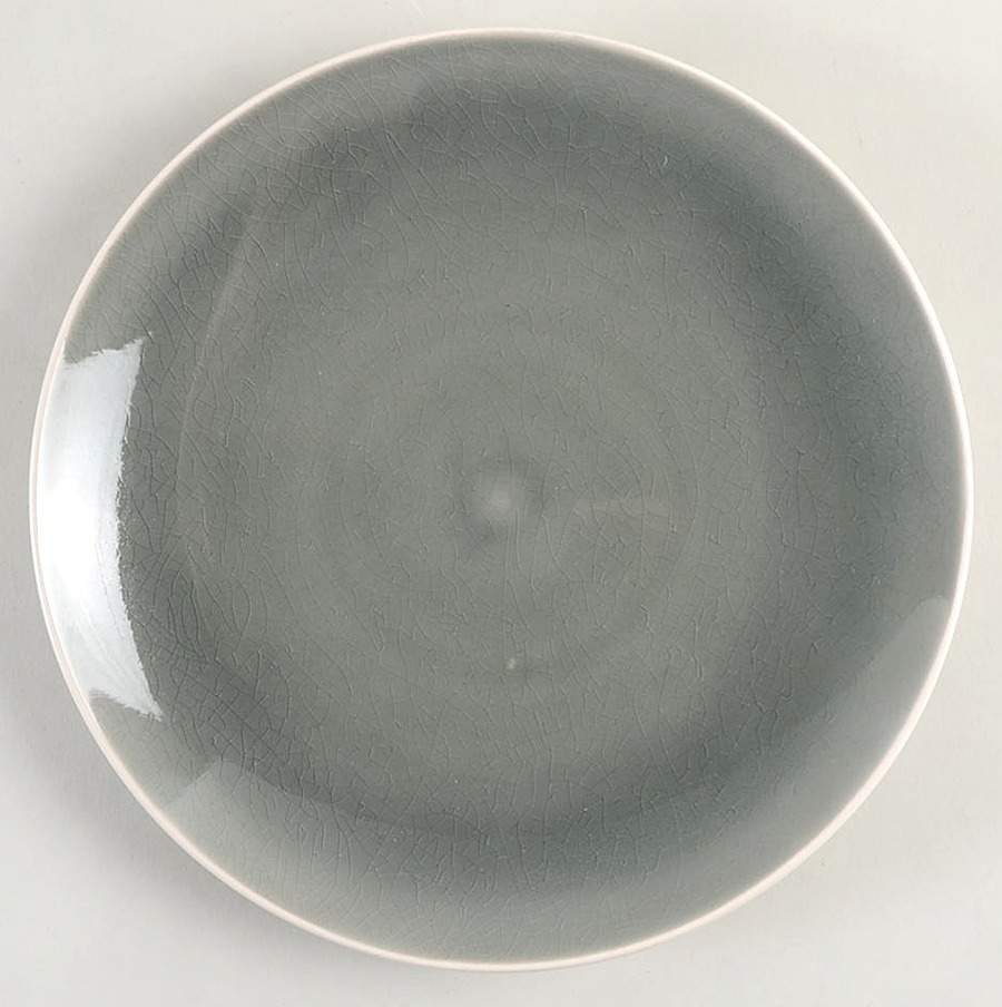Serenity Gray Salad Plate by Gibson Designs-1