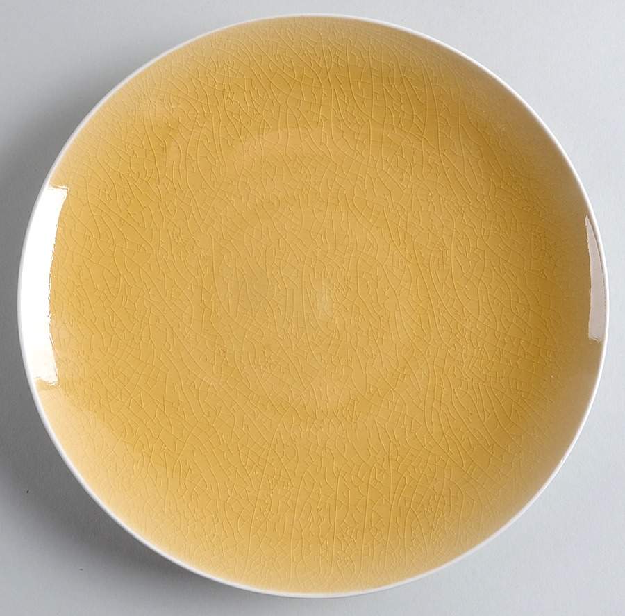 Serenity Amber Salad Plate by Gibson Designs-1