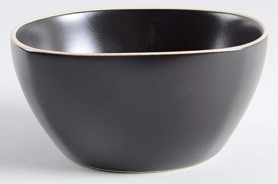 Soho Lounge Matte Black Soup/Cereal Bowl by Gibson Designs-1