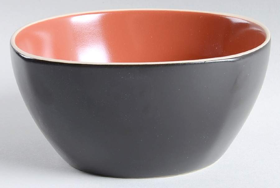 Soho Lounge Matte Brick Orange Soup/Cereal Bowl by Gibson Designs-1