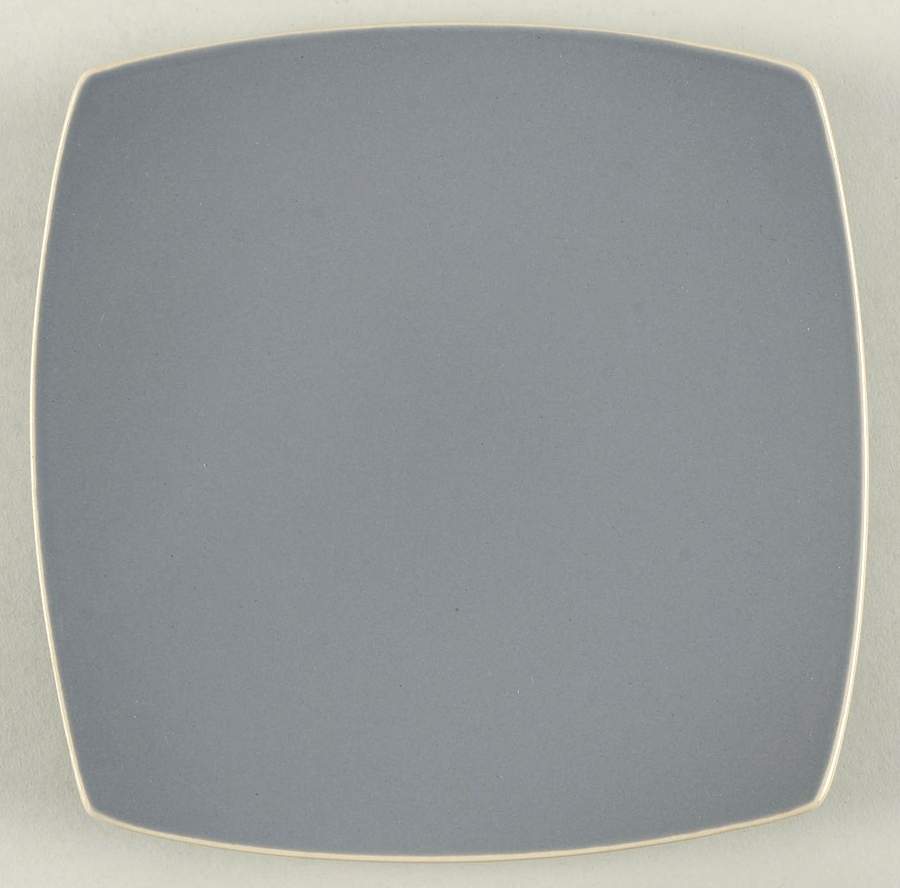 Soho Lounge Matte Gray Salad Plate by Gibson Designs-1