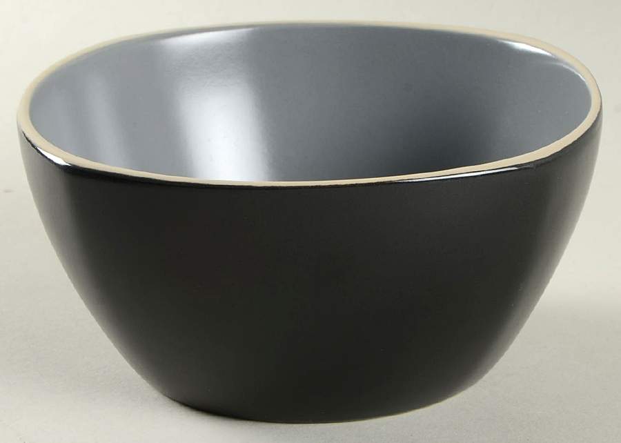 Soho Lounge Matte Gray Soup/Cereal Bowl by Gibson Designs-1