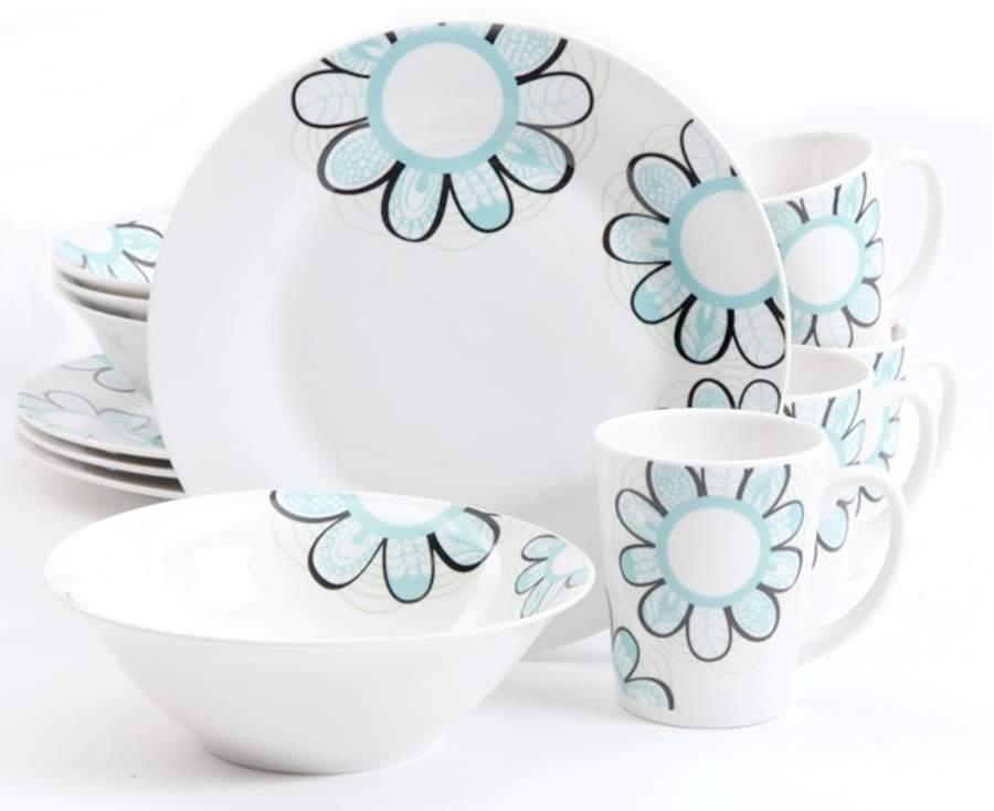 Lush Blossom Dinner Plate by Gibson Designs-1