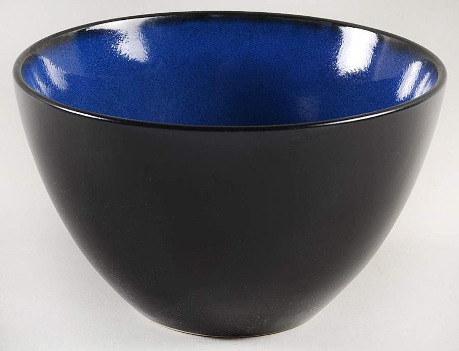 Soho Lounge Round Blue Soup/Cereal Bowl by Gibson Designs-1