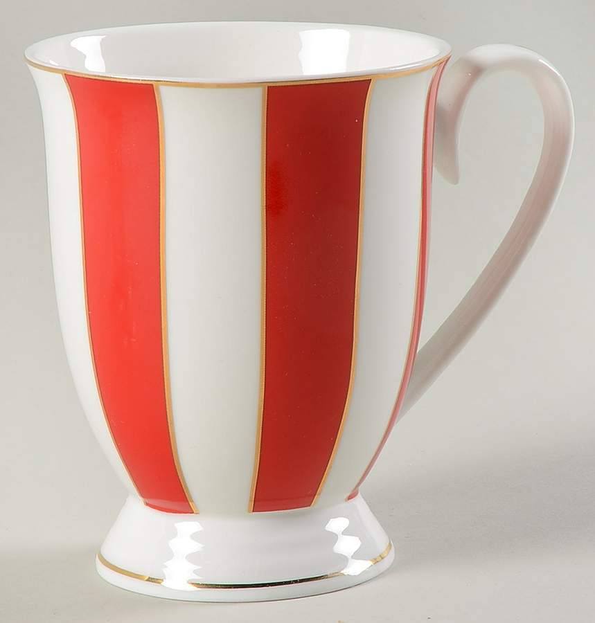 Red Scallop Mug by Grace's Teaware-1