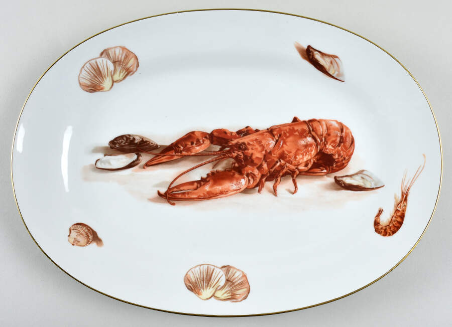 GIN369 14" Oval Serving Platter by Ginori 1735-1
