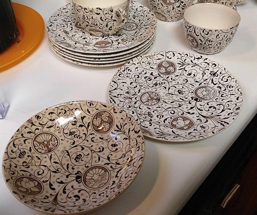 Diamio Brown Salad Plate by Gildea & Walker-1