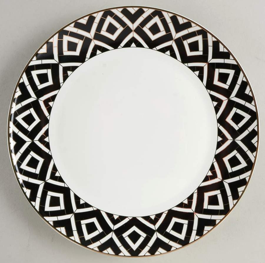 Black Morocco Dinner Plate by Grace's Teaware-1