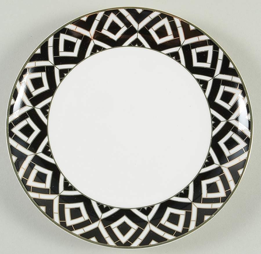 Black Morocco Salad Plate by Grace's Teaware-1