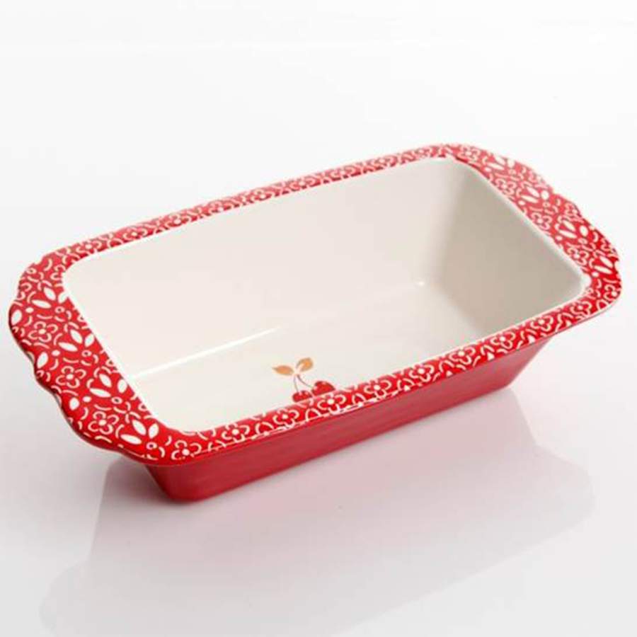Cherry Diner Loaf Pan by Gibson Designs-1