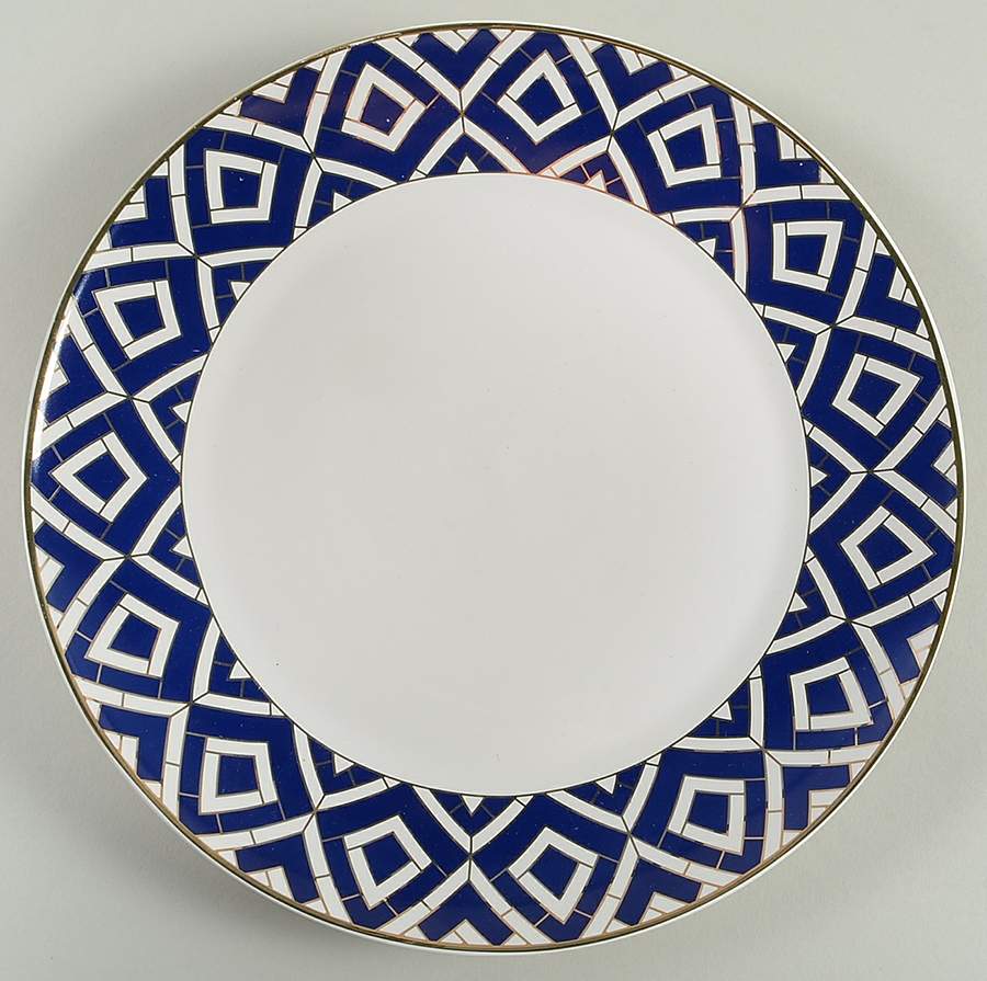 Blue Morocco Dinner Plate by Grace's Teaware-1