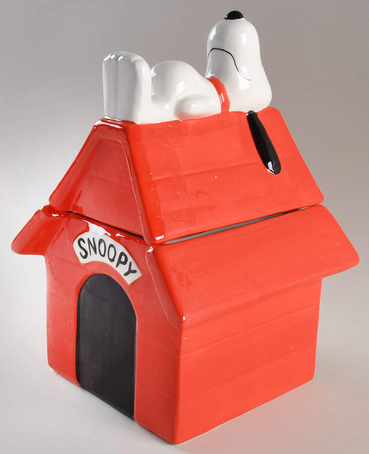 Peanuts Cookie Jar Cookie Jar & Lid by Gibson Designs-1