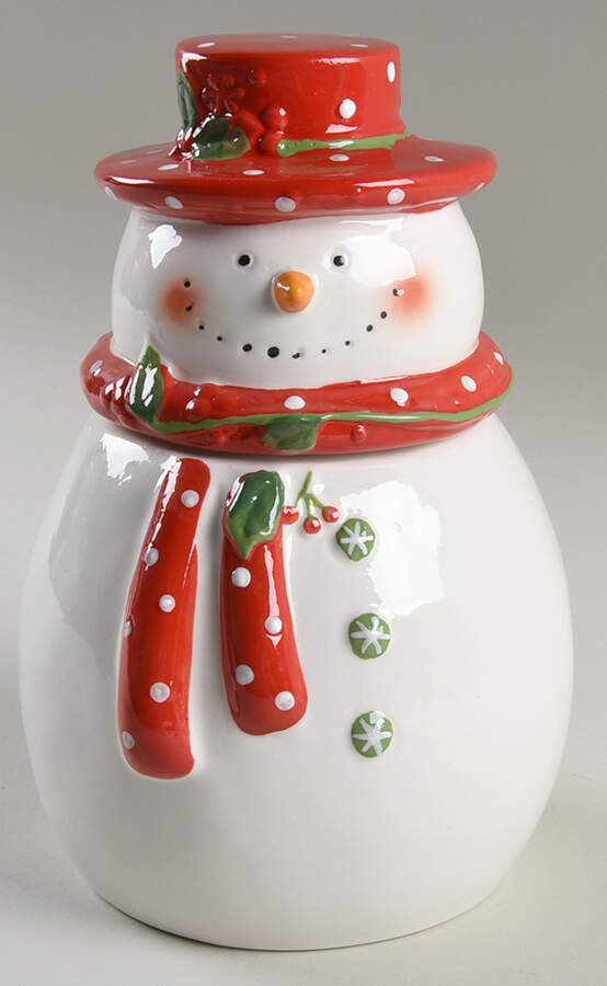 Jolly Plentitude Cookie Jar & Lid by Gibson Designs-1