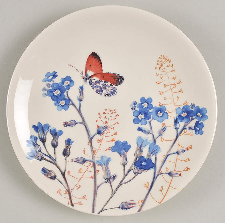 Azur Canape Plate by Faiencerie De Gien-1