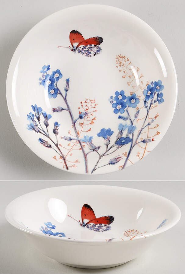 Azur Coupe Cereal Bowl by Faiencerie De Gien-1