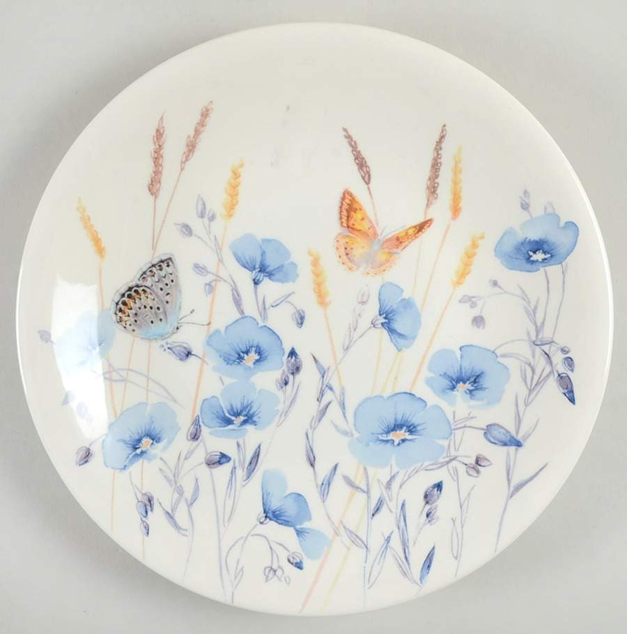 Azur Salad/Dessert Plate by Faiencerie De Gien-1