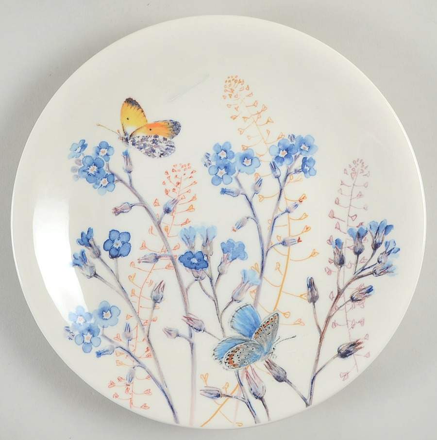 Azur Salad/Dessert Plate by Faiencerie De Gien-1