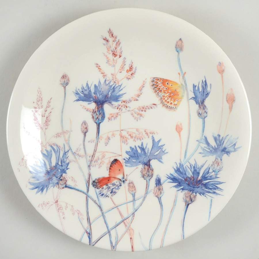 Azur Salad/Dessert Plate by Faiencerie De Gien-1