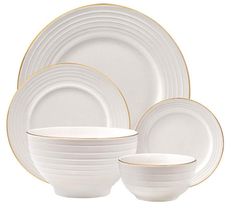 Centrus (Gold Trim) Dinner Plate by Godinger-1