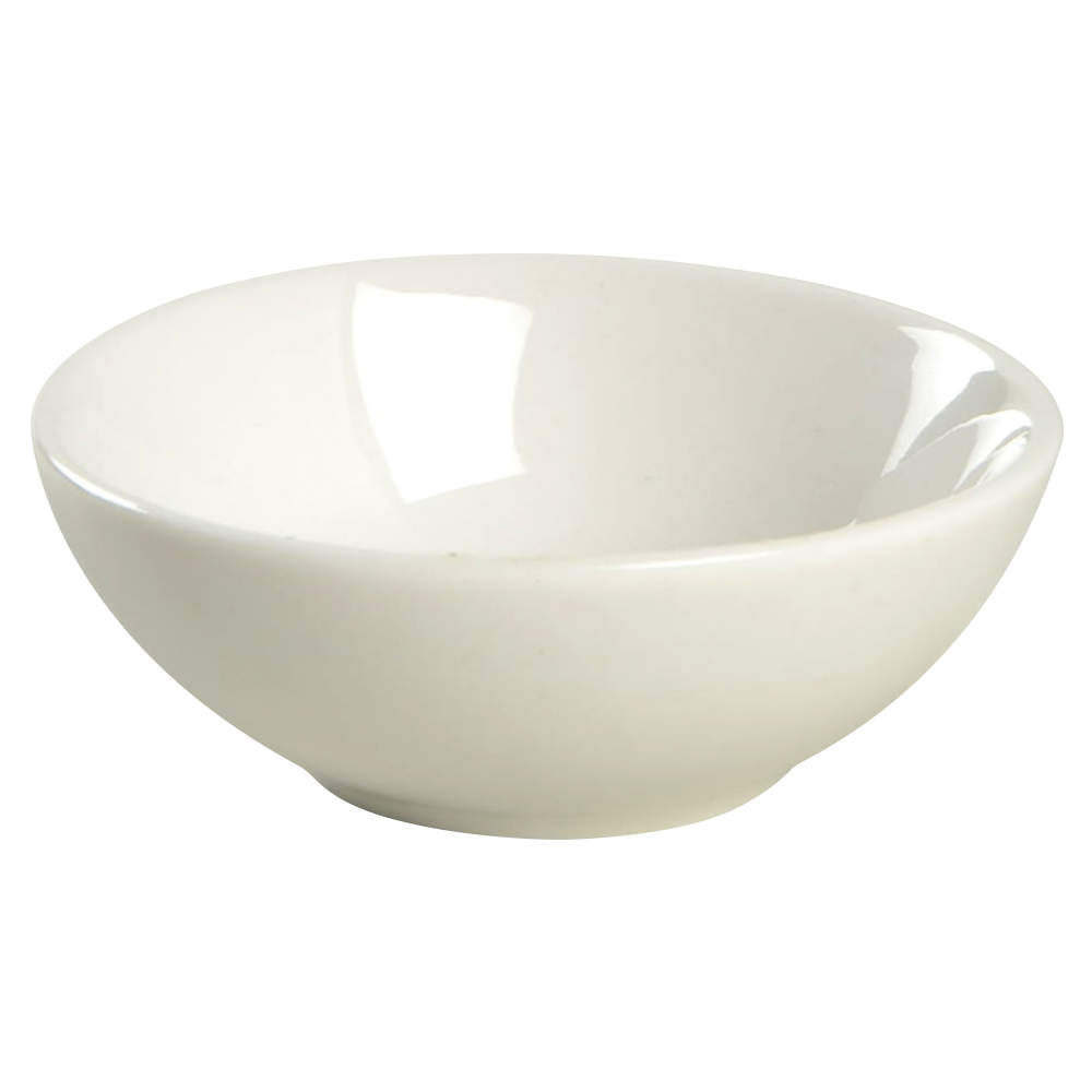White Elements-Hampton Square Individual Dip Dish by Gibson Designs-1