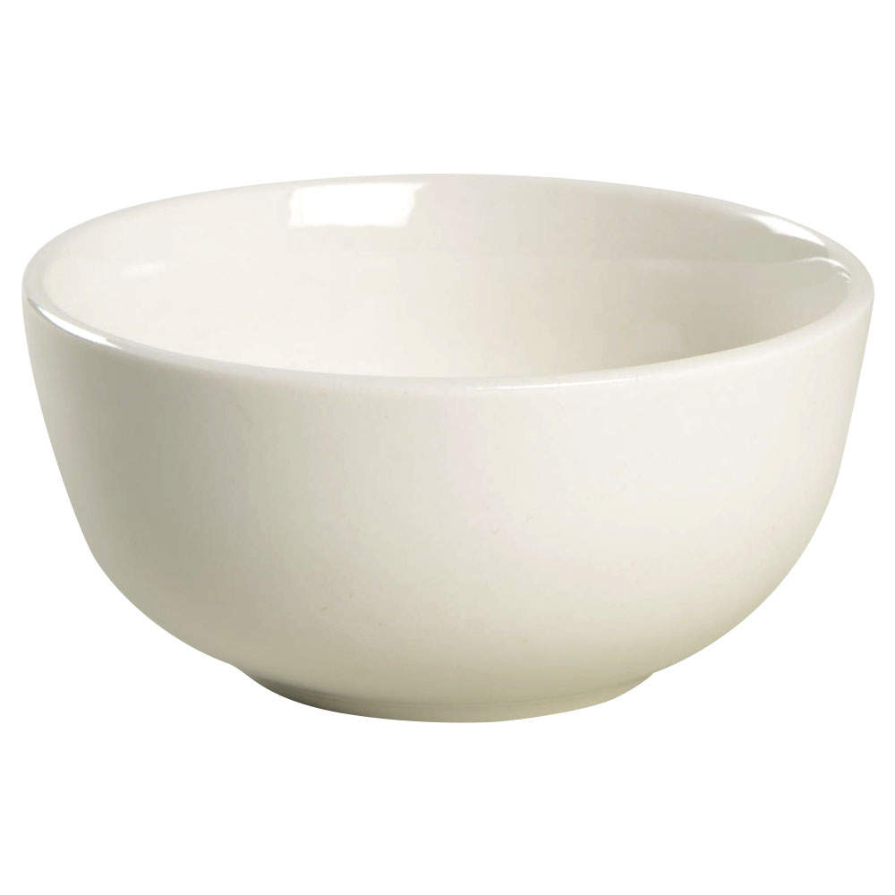 White Elements-Hampton Square 4" All Purpose Bowl by Gibson Designs-1