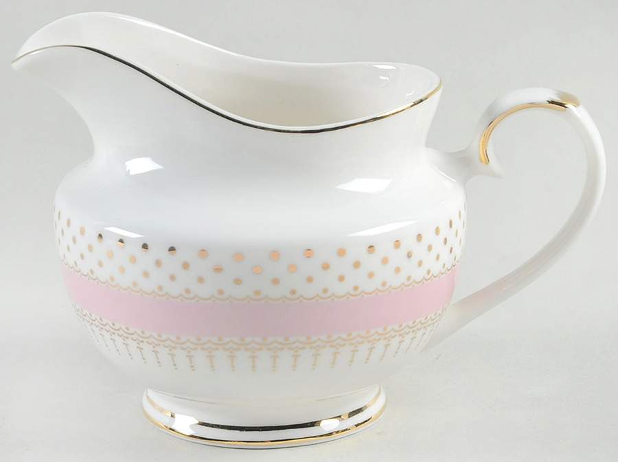 Pin Dots Pink Creamer by Grace's Teaware-1