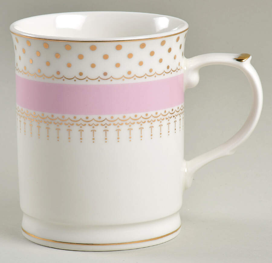 Pin Dots Pink Mug by Grace's Teaware-1