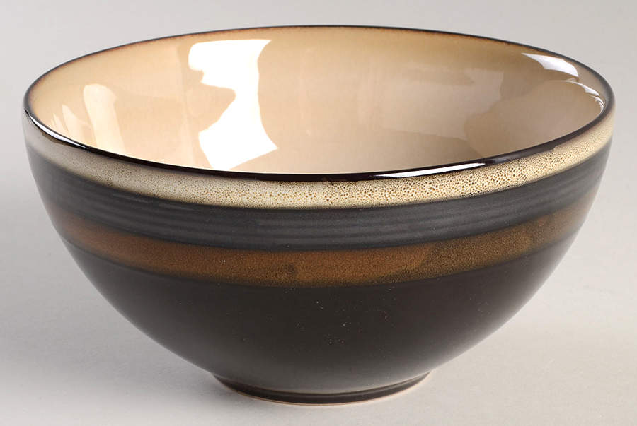 Everston Brown Soup/Cereal Bowl by Gibson Designs-1
