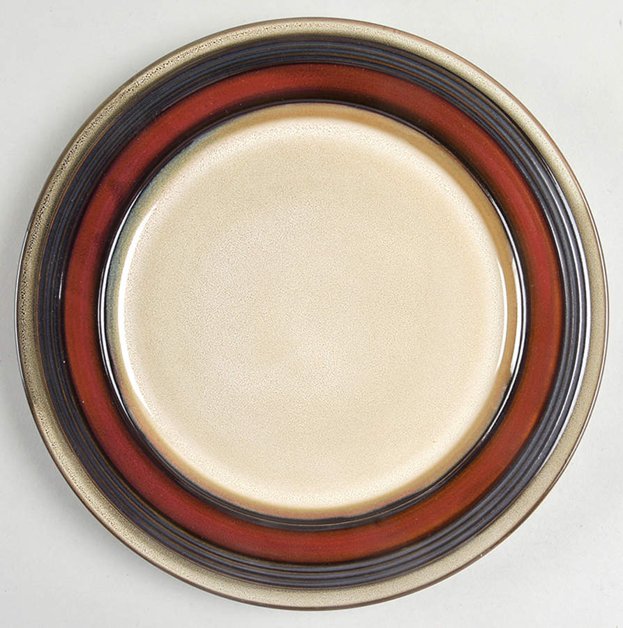 Everston Red Salad/Dessert Plate by Gibson Designs-1