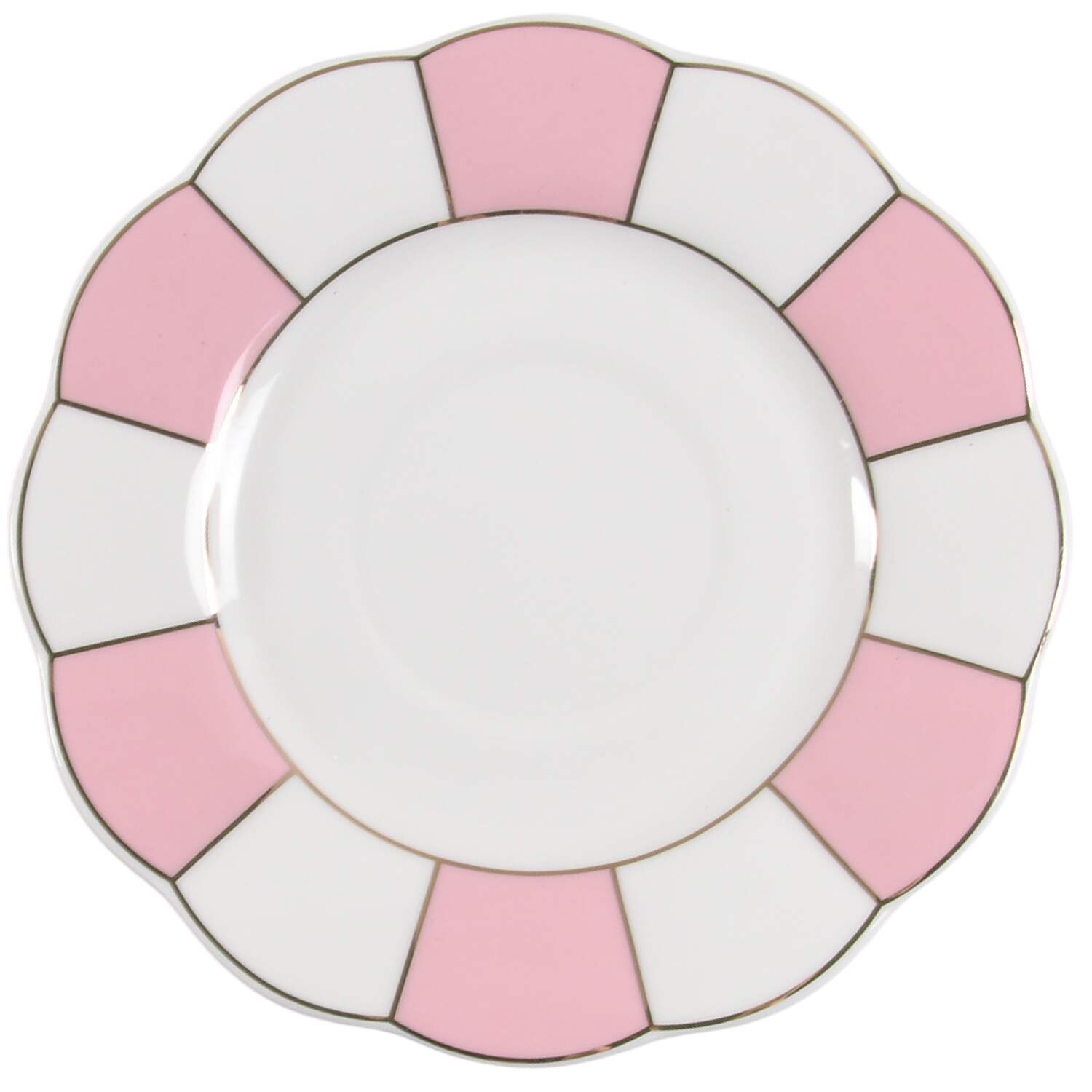 Pink Scallop Saucer by Grace's Teaware-1