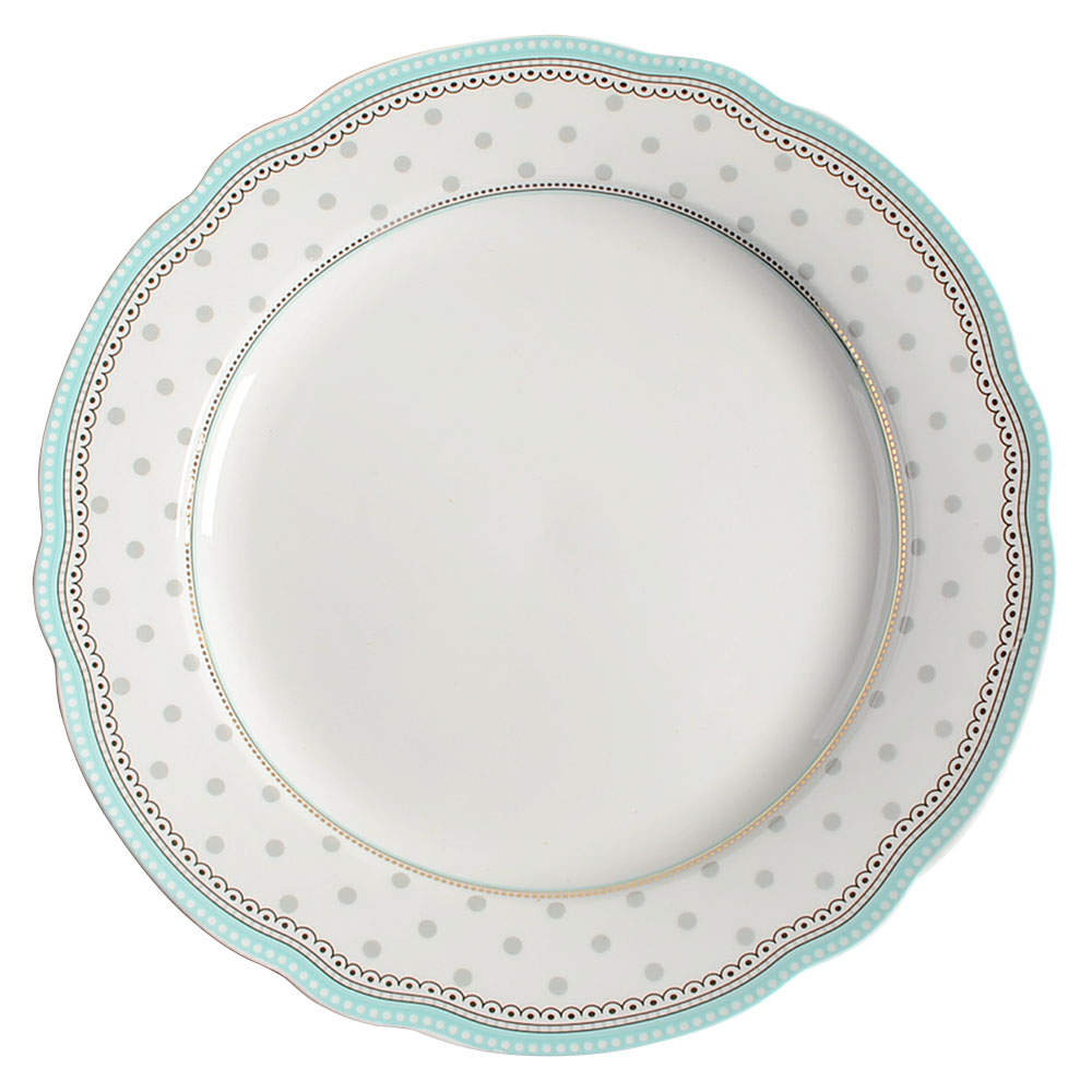 Josephine Aqua Salad Plate by Grace's Teaware-1