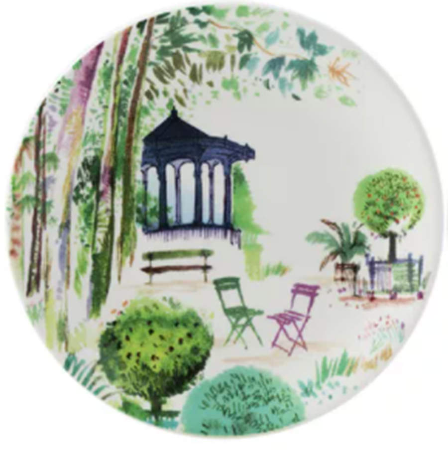 Jardins Extraordinaires Canape Plate by Faiencerie De Gien-1