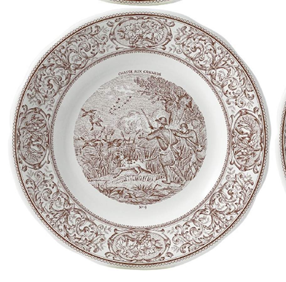 Chasse Dessert/Pie Plate by Faiencerie De Gien-1