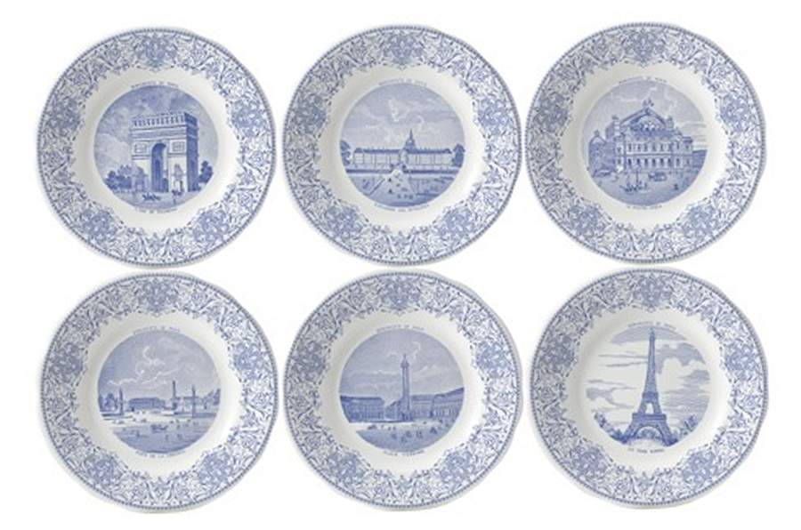 Monuments de Paris Dessert/Pie Plate by Faiencerie De Gien-1
