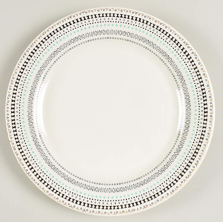 Coquettes Dinner Plate by Faiencerie De Gien-1