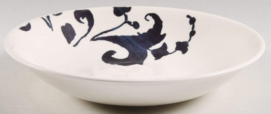 Indigo 8" Soup/Pasta Bowl by Faiencerie De Gien-1
