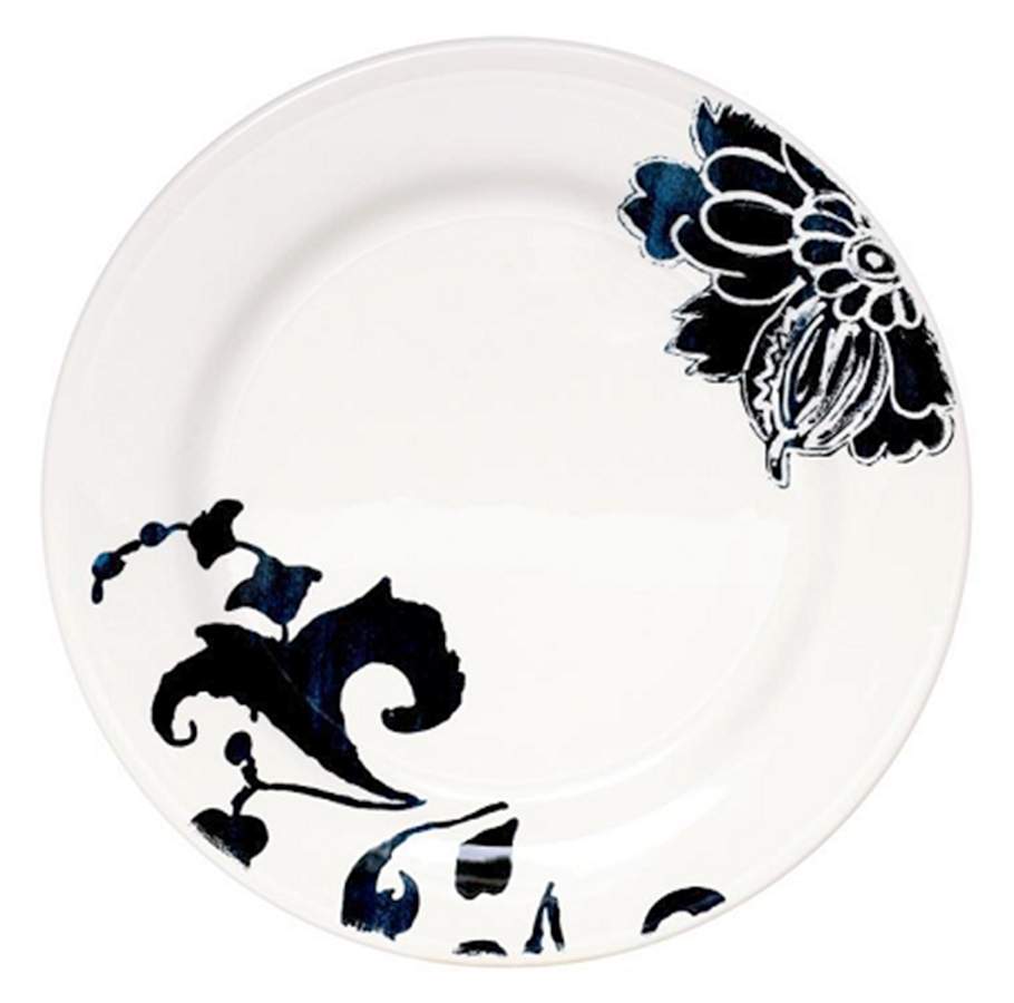 Indigo Dinner Plate by Faiencerie De Gien-1
