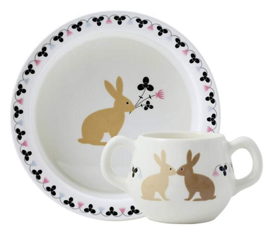 Le Secret (2 Piece) Child's Set by Faiencerie De Gien-1