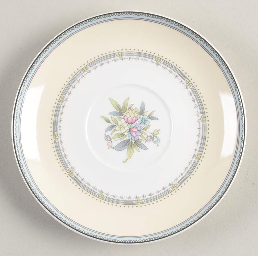 Lotus Garden Saucer by Grace's Teaware-1