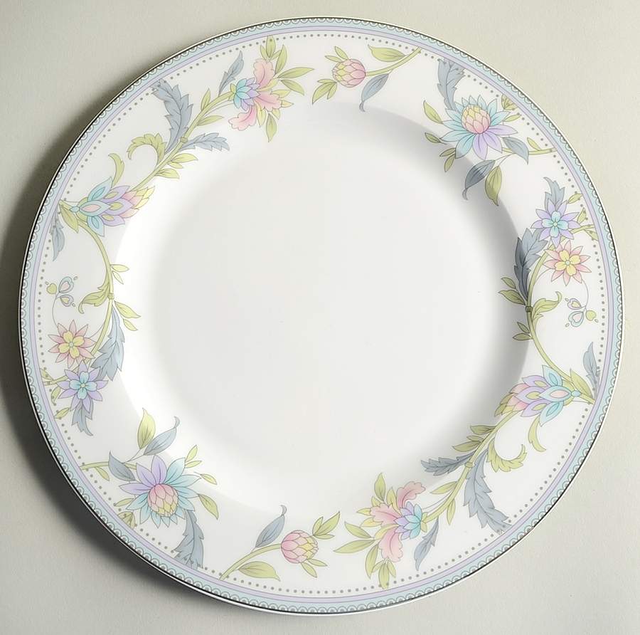 Lotus Garden Dinner Plate by Grace's Teaware-1