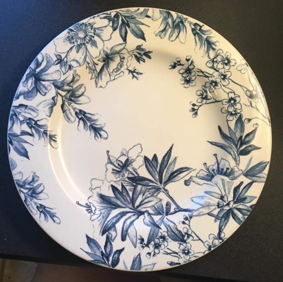 Terrace Blue Salad Plate by Gorham-1
