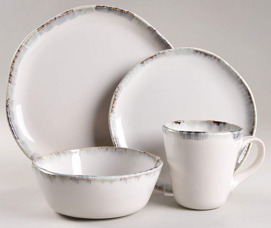 Cezanne Beige 4 Piece Place Setting by Gibson Designs-1