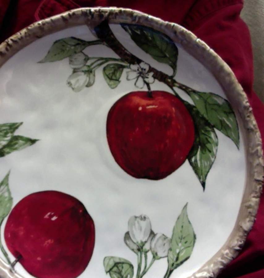Apple Orchard Salad Plate by Ganz-1