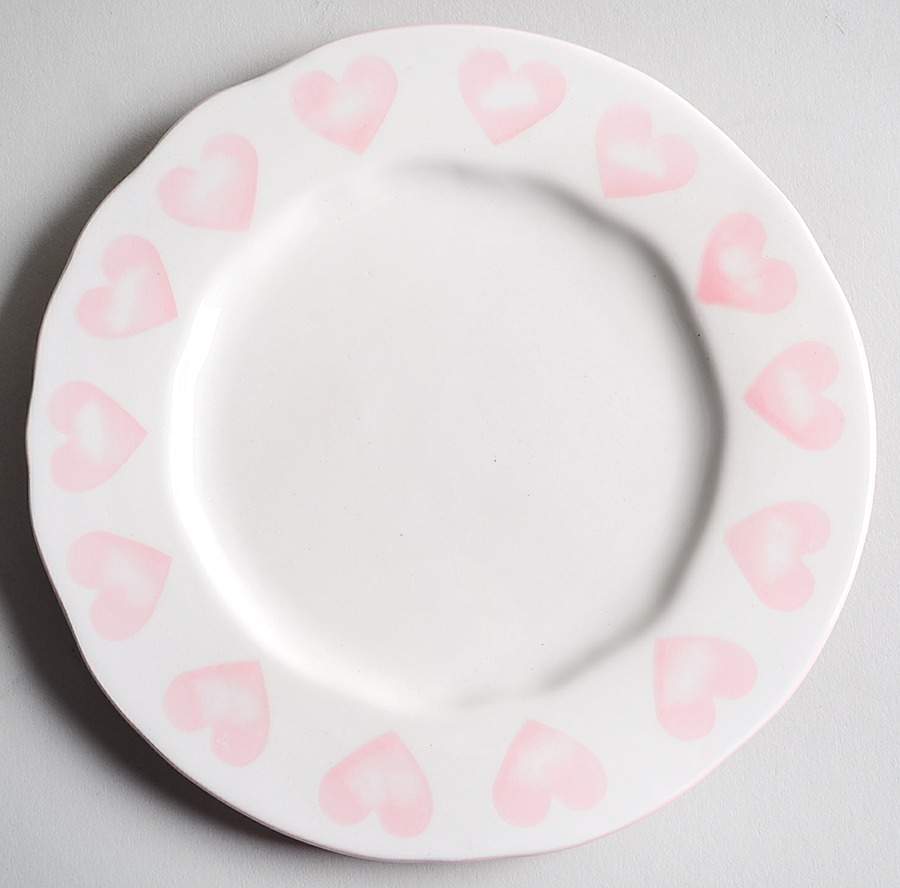 Hearts Appetizer Plate by Gibson Designs-1