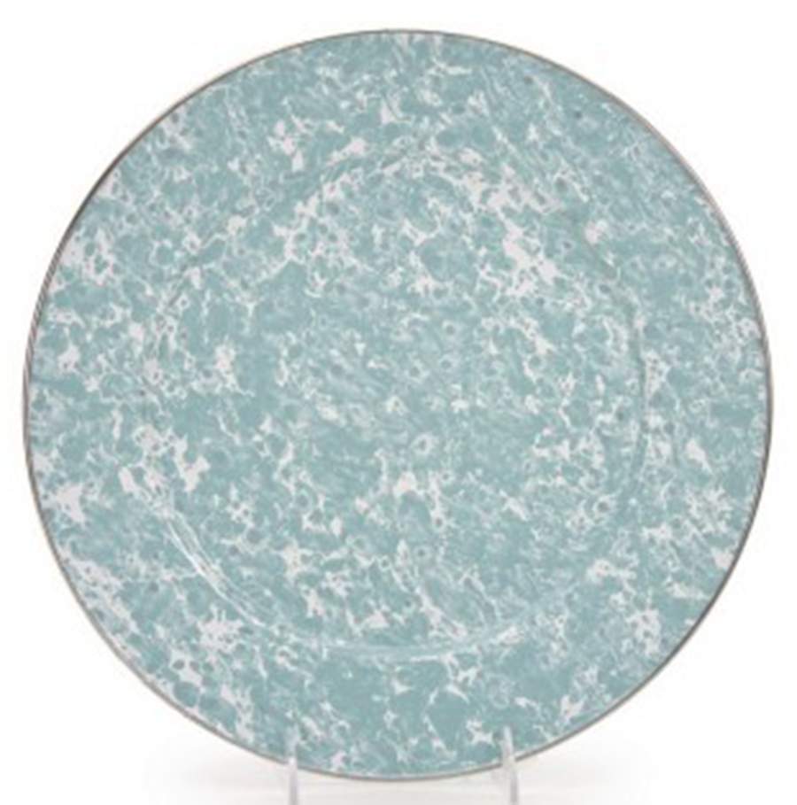 Sea Glass Enamelware Service Plate (Charger) by Golden Rabbit Enamelware-1