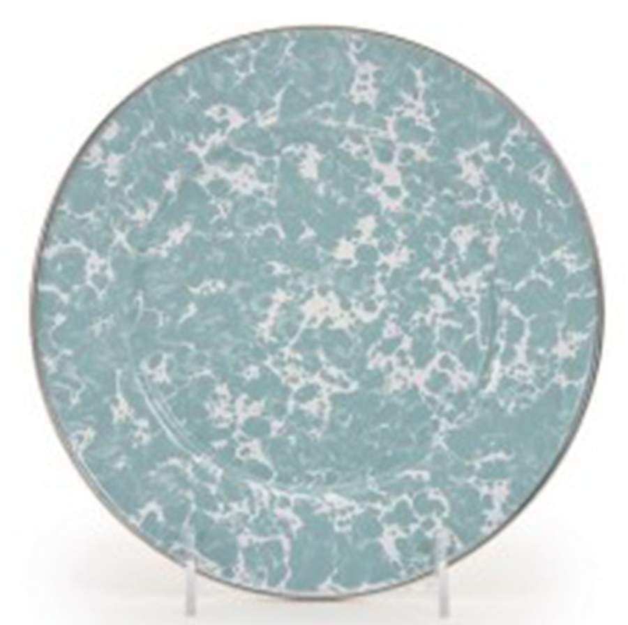 Sea Glass Enamelware Individual Sandwich Plate by Golden Rabbit Enamelware-1