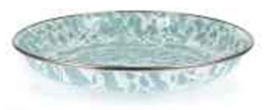 Sea Glass Enamelware Pasta Plate by Golden Rabbit Enamelware-1