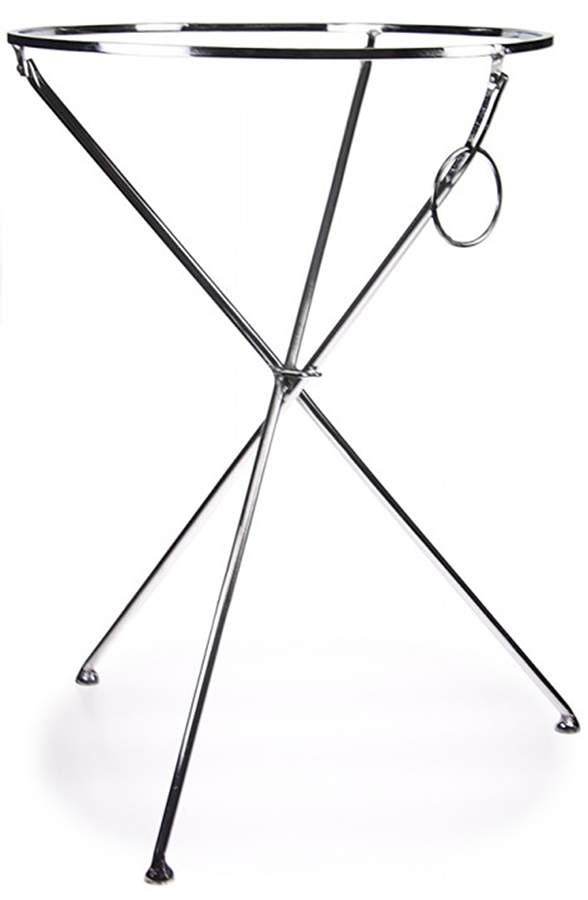 Lobster Enamelware Collapsible Table Stand for 20" Round Tray by Golden Rabbit Enamelware-1